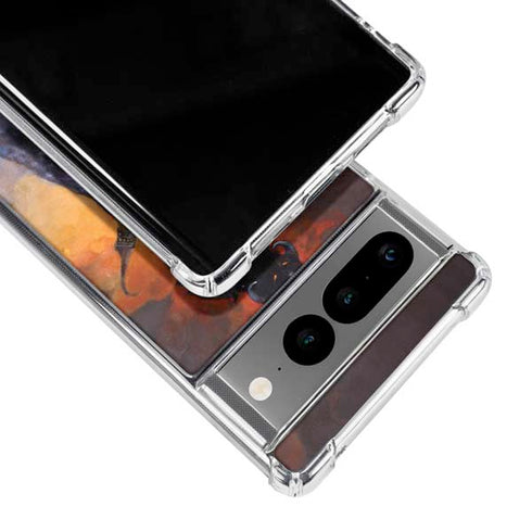 Frazetta Death Dealer Google Pixel 7 Pro Clear Case